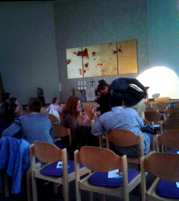 искусство на стене