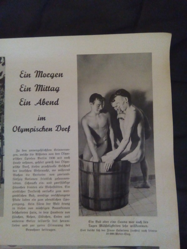 еще одно фото из журнала, посвященного Олимпиаде